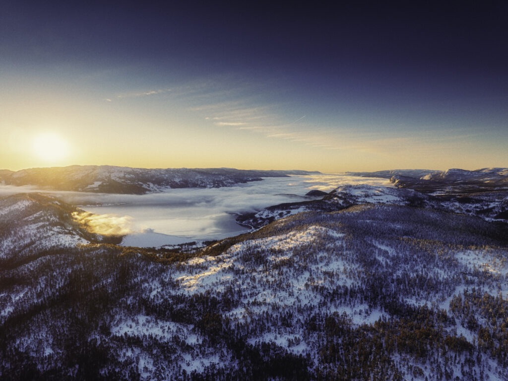 Panorama over Vrådal