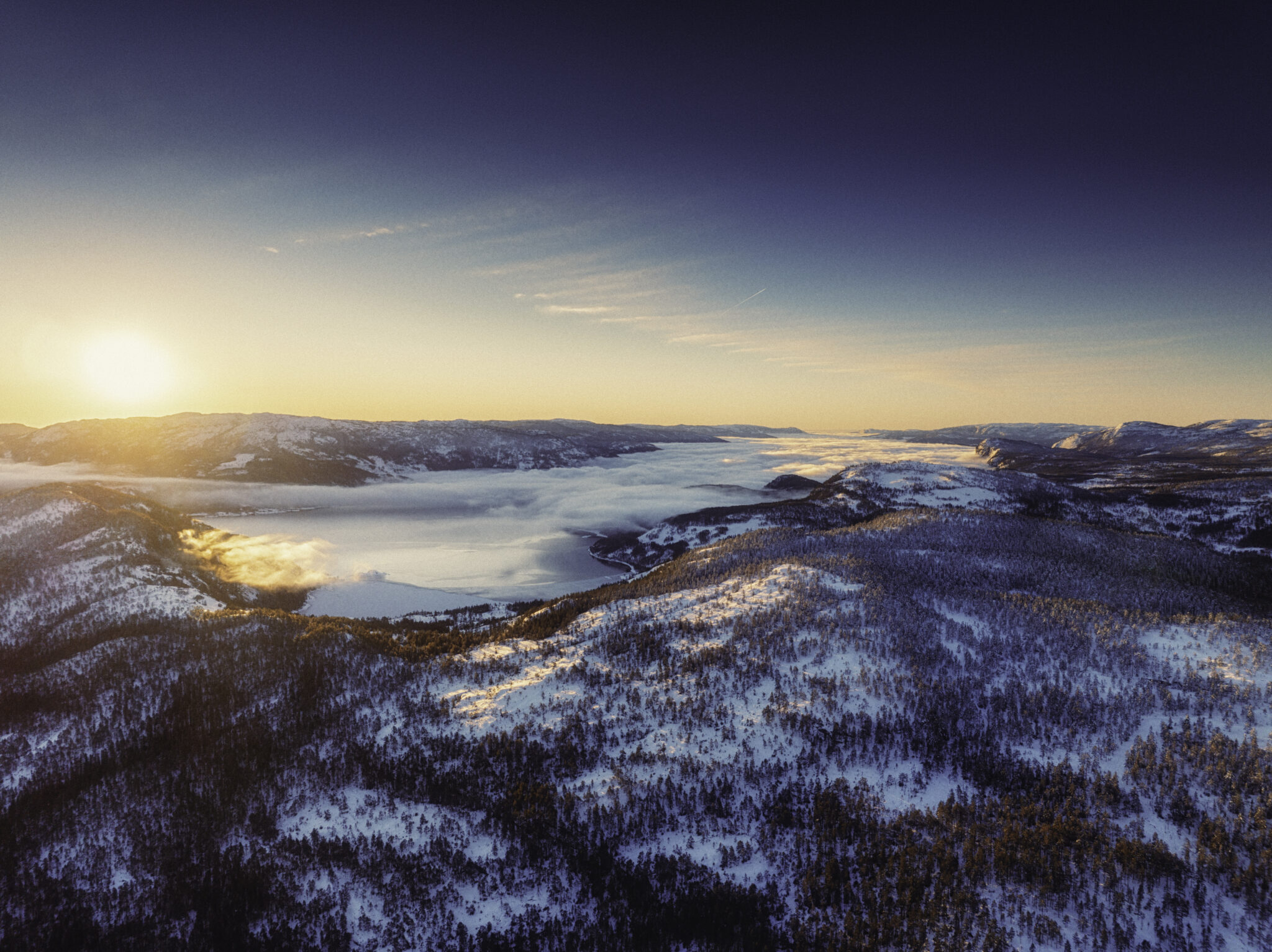 Panorama over Vrådal