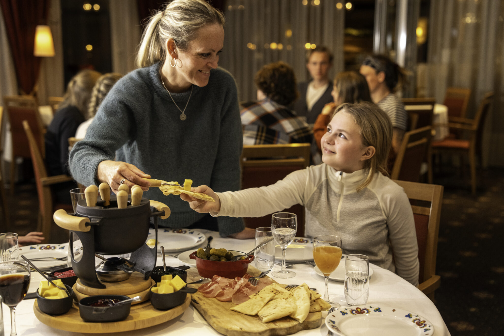 Fondue på Straand Hotel