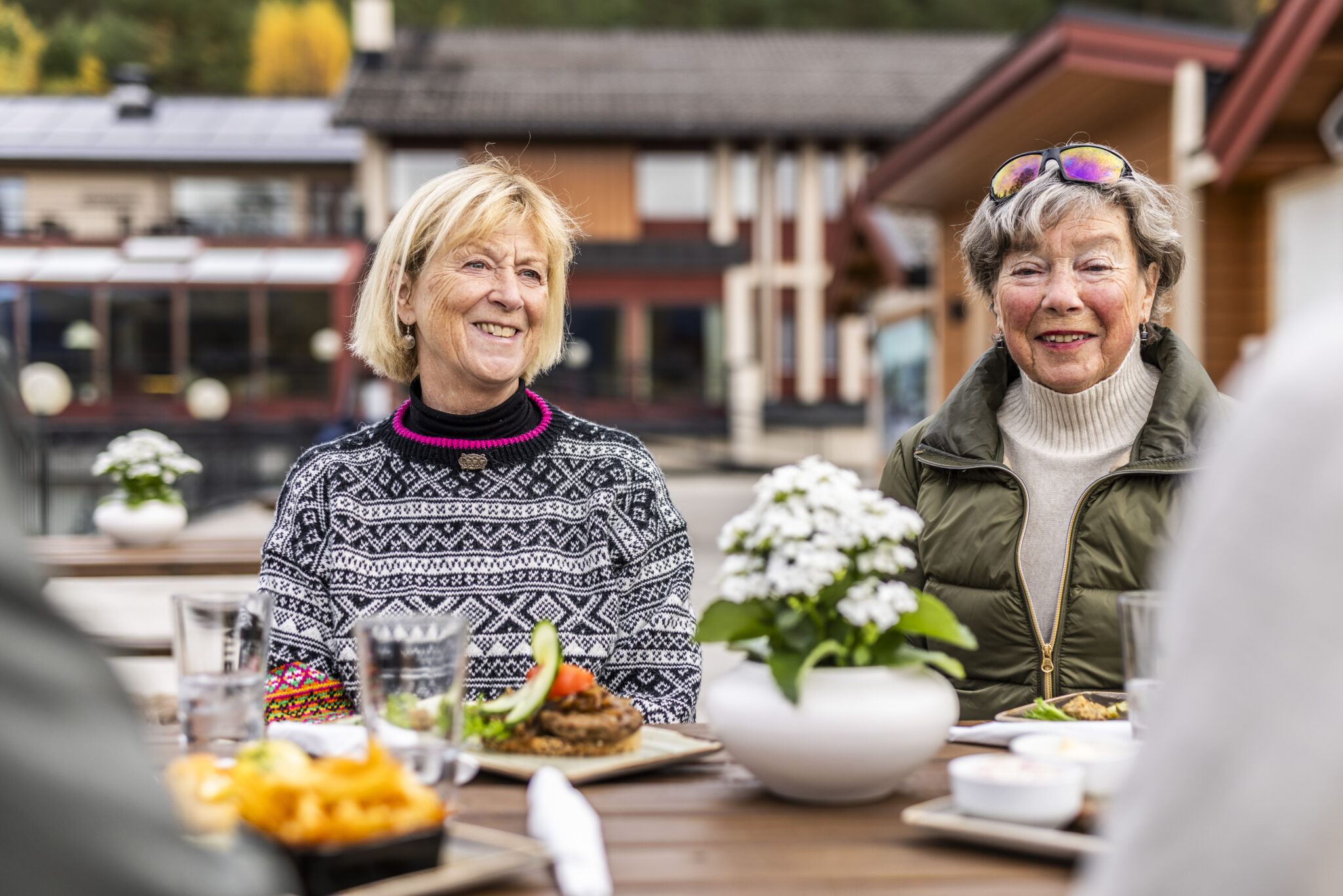 Seniorer ved Straand Hotel