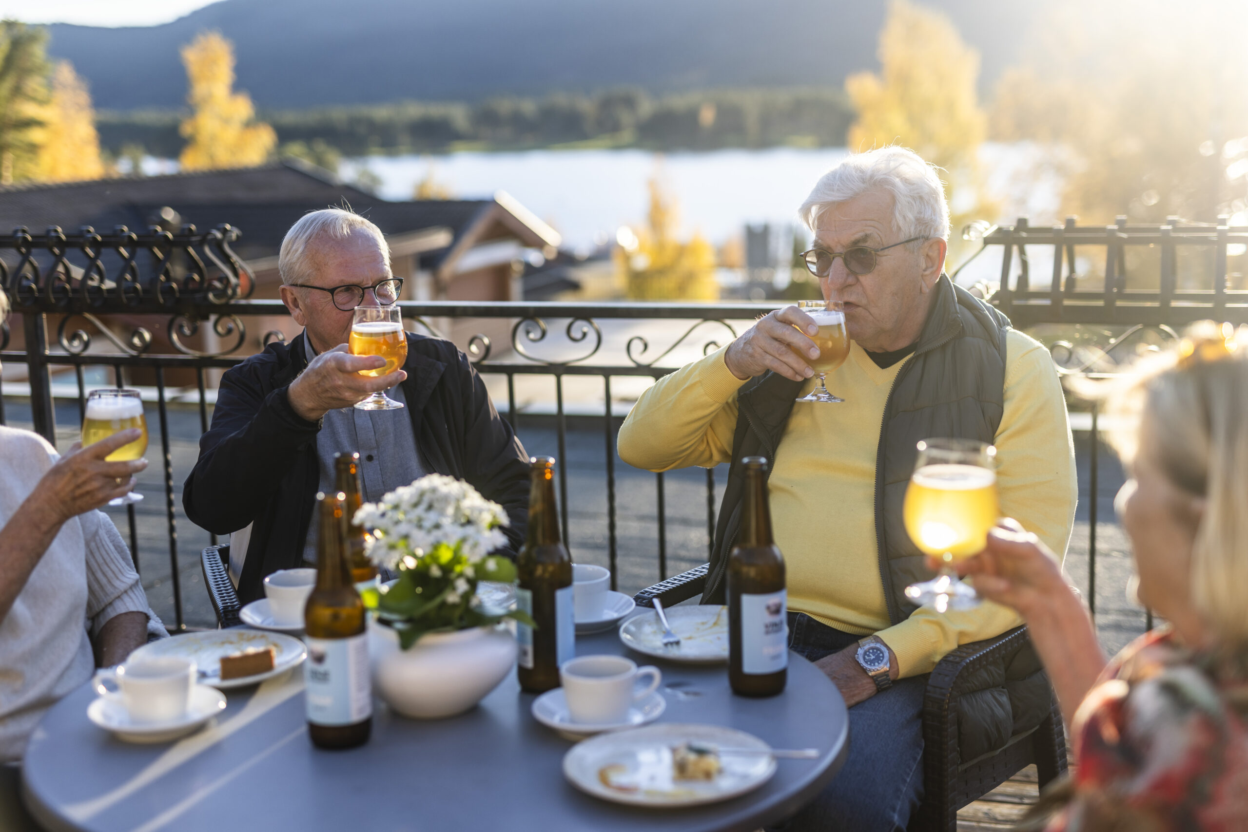 Seniorer ved Straand Hotel