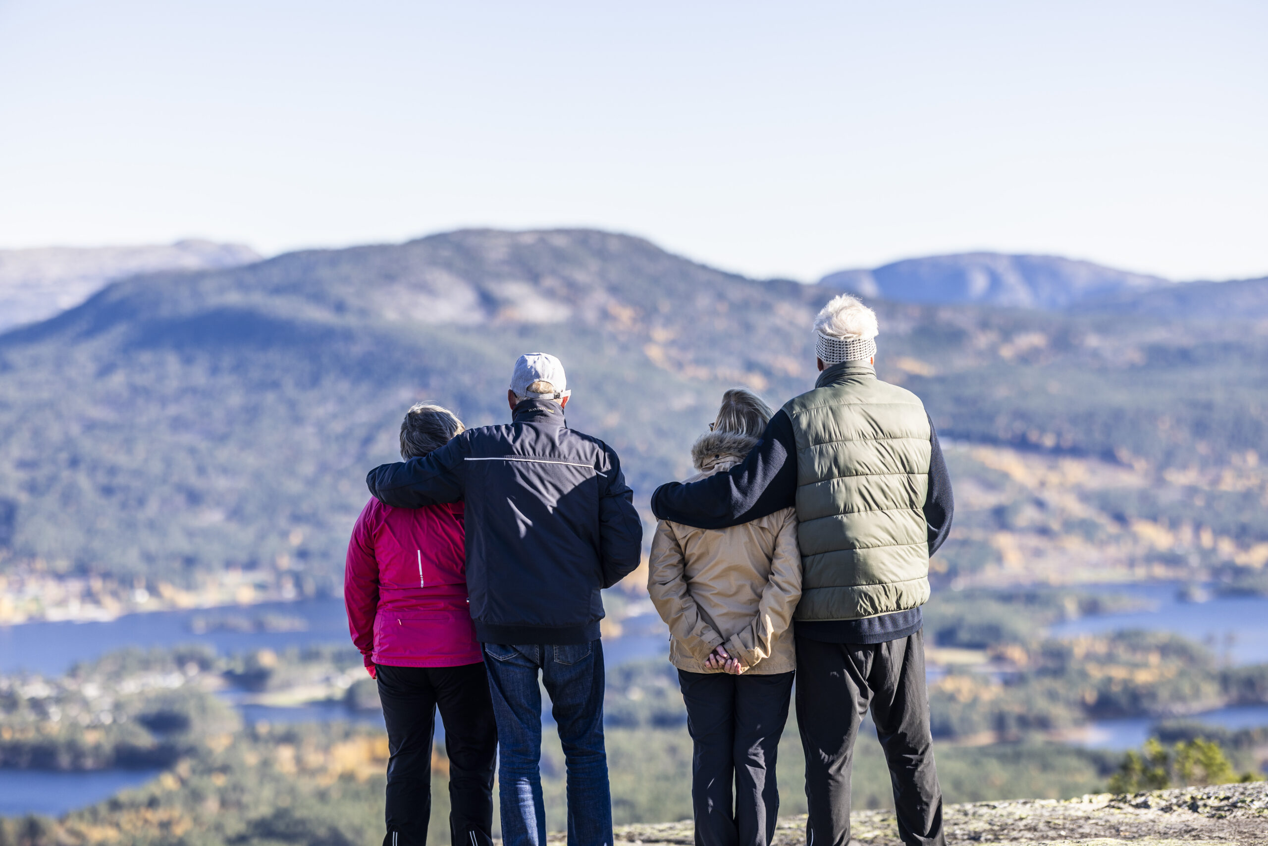 Vrådal_RAISFOTO_C2__4173, vandring, to par, armenrundt